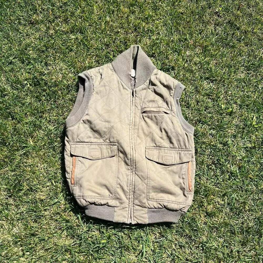80s Banana Republic y2k sweater vest men’s size M Medium military style